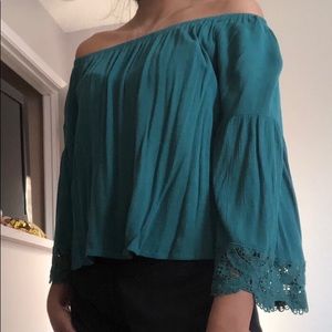off the shoulder top